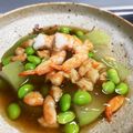 ☆mickey★'s cooksnap of when they made 翡翠色☆冬瓜の海老餡かけ.