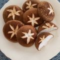 プルンバゴ's cooksnap of when they made しいたけの飾り切り　花と松.