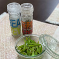 クックQGOUAQ☆'s cooksnap of when they made 捨てないで☆つるむらさきの茎のきんぴら♪.