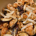meikoh's cooksnap of when they made ナスと玉ねぎで！鶏の生姜焼き風.