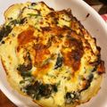 hapihapish's cooksnap of when they made 鮭とほうれんそうの和風グラタン.