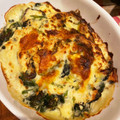 hapihapish's cooksnap of when they made 鮭とほうれんそうの和風グラタン.