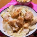 クックMARUTA☆'s cooksnap of when they made 鶏むね肉とキャベツの甘味噌マヨ炒め♪.
