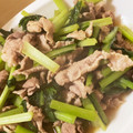 うtena's cooksnap of when they made 豚コマと小松菜の生姜焼き風炒め.