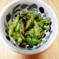 もにゃっこ's cooksnap of when they made 万願寺とうがらしの塩昆布炒め.
