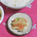 mmameco's cooksnap of when they made すいかの皮で漬物.