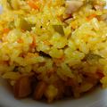 ねこはがき's cooksnap of when they made 炊飯器で簡単★カレーピラフ.