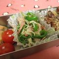 龍青空ママ's cooksnap of when they made お弁当に✿ピーマンジャコベーコン塩炒め.