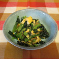 龍青空ママ's cooksnap of when they made 小松菜と、なめ茸の和え物.