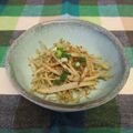 龍青空ママ's cooksnap of when they made ごぼうと生姜とじゃこの塩バターきんぴら.