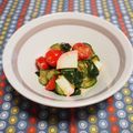 バカリャウ's cooksnap of when they made きゅうり、ワカメ、トマト、蒲鉾の酢の物.