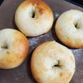 もふもふわんこ's cooksnap of when they made 粉と塩と蜂蜜だけ。45分でできるベーグル.