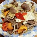 ☆アンシェル☆'s cooksnap of when they made 豚タンと春キャベツのネギ塩炒め.