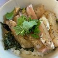 クロクロクローバー's cooksnap of when they made 鯛の漬けどんぶり.