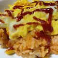 Sa〜ちゃん's cooksnap of when they made ふわとろ卵のポークオムライス.
