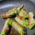 Sa〜ちゃん's cooksnap of when they made ピーマン豚肉巻き.
