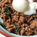 chocoraママ's cooksnap of when they made さっぱり♡梅シソ風味の豚そぼろ丼.