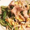 クック☆やーっ！'s cooksnap of when they made 夏バテ予防に！豚バラとゴーヤの卵炒め.
