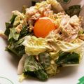 HKR☆128's cooksnap of when they made 中華風チキン月見サラダ.
