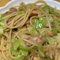 さのゆう's cooksnap of when they made 簡単パスタ☆鮭とキャベツの和風パスタ.