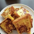 ちゃんのはは's cooksnap of when they made 冷凍食パンDE濃厚フレンチトースト♡.