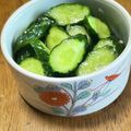 QPはにー's cooksnap of when they made キュウリの味噌漬け　１・２・３だぁー！.