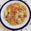 目指せ女子力アップ's cooksnap of when they made 屋台の味☆ソース焼きそば.