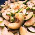 みよ～'s cooksnap of when they made 瓜(巨大きゅうり）のニンニク味噌炒め.