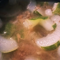 みよ～'s cooksnap of when they made 巨大きゅうりの梅煮.
