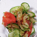 MAXA！'s cooksnap of when they made 中華風きゅうりとトマトとみょうがの酢の物.