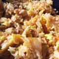 クックCUITQ1☆'s cooksnap of when they made 10分簡単！旨みたっぷりキムチチャーハン.