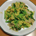 55才のおじさん's cooksnap of when they made 小松菜と卵の中華風炒め.