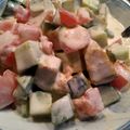 makichaki's cooksnap of when they made キュウリとトマトのアボカド和え.