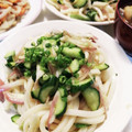 クックE662AA☆'s cooksnap of when they made 簡単きゅうりとうどんのぶっかけ☆.