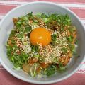 ののみっち's cooksnap of when they made キムチ納豆の冷やしうどん.
