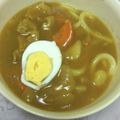 ぐーたら子☆'s cooksnap of when they made 残ったカレーでつくる「カレーうどん」.