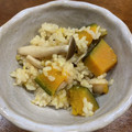 ほっぺ♡クック's cooksnap of when they made かぼちゃと舞茸の雑穀炊き込みご飯.