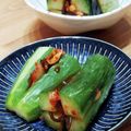 Tsumu's cooksnap of when they made ■簡単副菜■オイキムチ☆きゅうり大量消費.