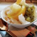 ダッフィーニーうに's cooksnap of when they made キウイと桃のフレッシュなかき氷.