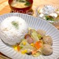 YUH♡ママ's cooksnap of when they made ☆簡単♪白菜とミートボールのクリーム煮☆.