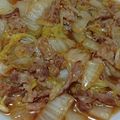 ナーちゃん's cooksnap of when they made 簡単 美味しい 白菜 豚バラ 炒め！.