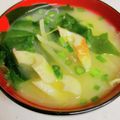 へい♡ゆー♡'s cooksnap of when they made ちくわ、ワカメ、モヤシの味噌汁.