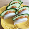 まこさんど's cooksnap of when they made かまぼこの簡単おつまみ＊梅干しきゅうり.