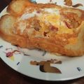 へのへのもへの's cooksnap of when they made 食パン1枚で簡単☆ホットサンド.