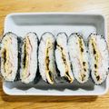 ボブナナ's cooksnap of when they made 運動会に！よろこんぶ3色おにぎらず.