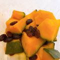 min_to's cooksnap of when they made 簡単◎カボチャのレーズン煮.