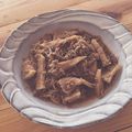 裏・日刊はまの食卓's cooksnap of when they made 筍と糸こんにゃくのピリ辛いため煮.