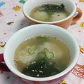 赤い電話's cooksnap of when they made 焼売のわかめスープ.