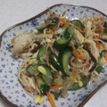 きらり流れ星's cooksnap of when they made モヤシと胡瓜とササミで！棒棒鶏風サラダ.