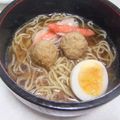 きらり流れ星's cooksnap of when they made 簡単肉団子の塩ラーメン.